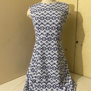 Title Nine Women Small Steadfast Strappy Dress Diamalete Blue Tie Dye Active